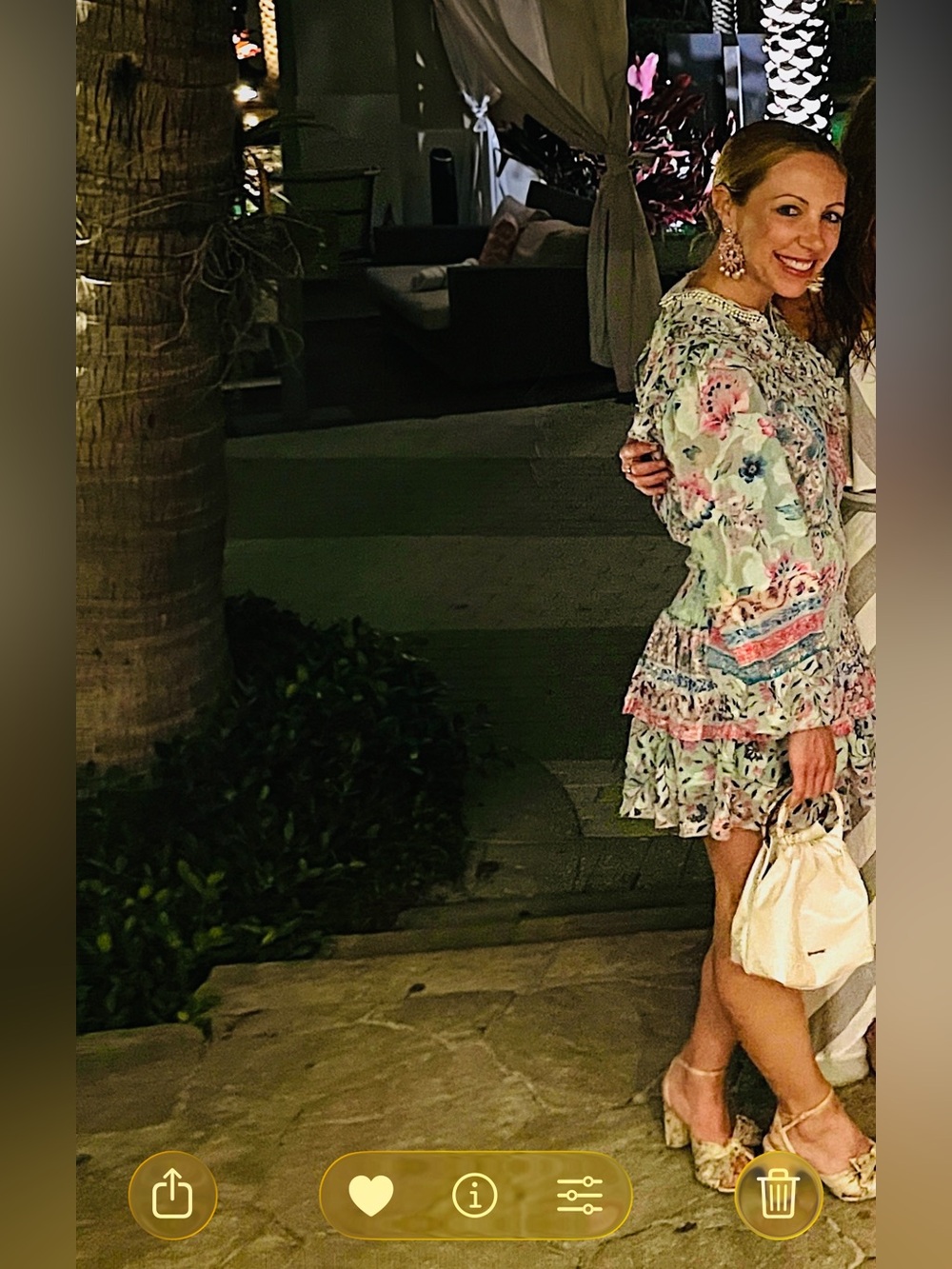HEMANT & NANDITA Mint Multi Floral Ruffled Smocked Mini Dress